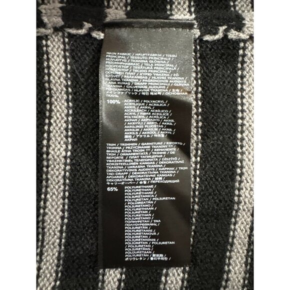 Killstar X Avril Lavigne anti-dote knit striped sweater sz L color Grey NWT Y2K - Picture 7 of 10